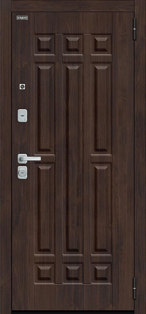 Входная дверь Форм/BChrome Almon/Bianco Melinga BR6171 внешняя сторона