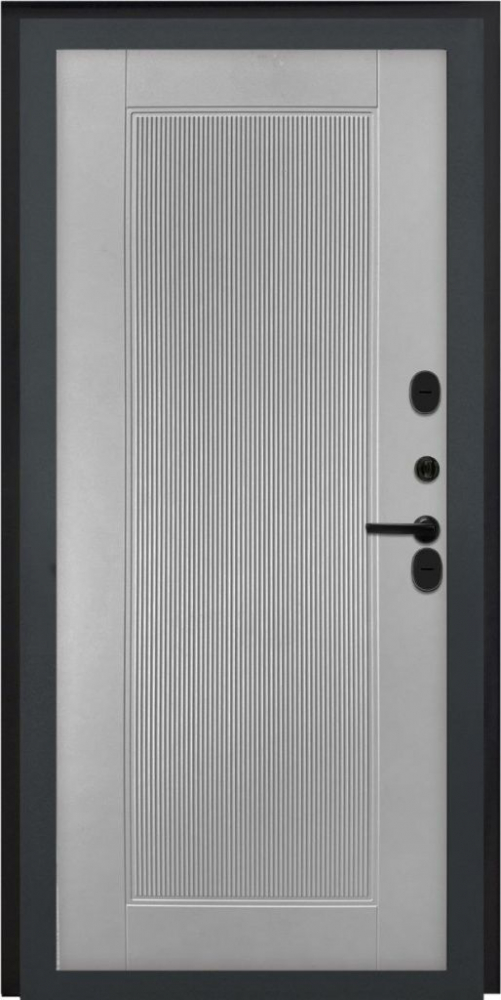 Входная дверь ДвериПРО L-43 ПВХ 10мм Астрод Velutto Grigio DPRO198160 внутренняя сторона