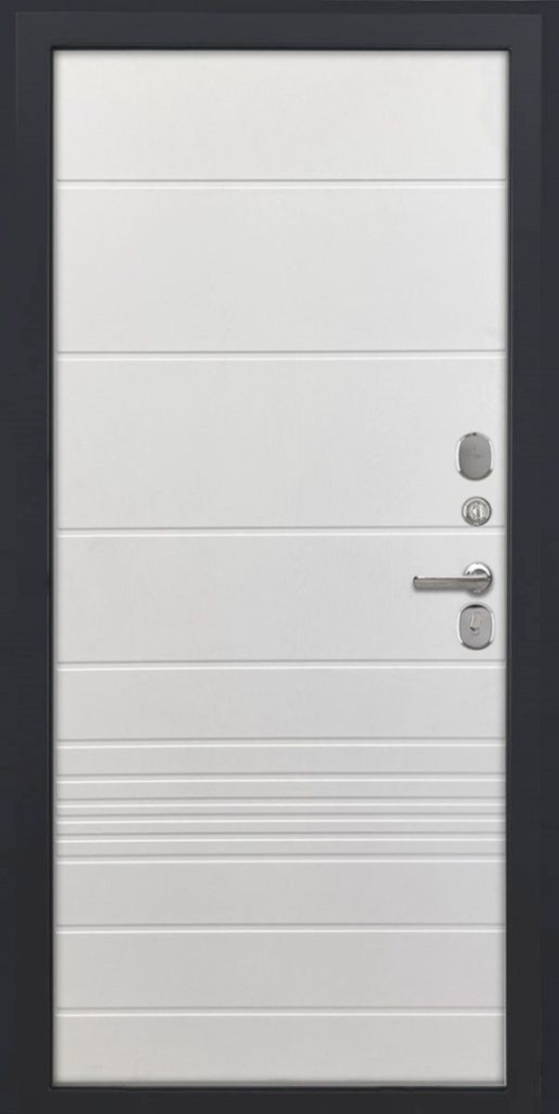 Входная дверь ДвериПРО L-43 ФЛ-700 (10мм, ясень белый) DPRO196542 внутренняя сторона