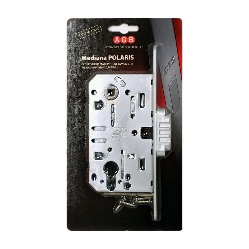 Фото Корпус замка магнит. под цил. MEDIANA POLARIS B06103.50.06.567 с отв. планкой B02402.05 (ник)